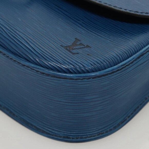 LOUIS VUITTON Epi Saint Cloud GM Shoulder Bag Toledo Blue M52195 LV Auth BA1445 - Picture 4 of 16